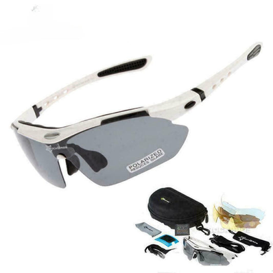 Sunglasses polarized Cycling Glasses Mens Outdoor Sports Driving 5 lens