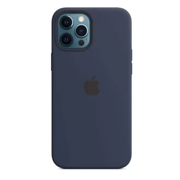 Original Silicone Case with Logo for Apple iPhone 11 12 13 14 15 Pro Max Plus - Full Cover Protection