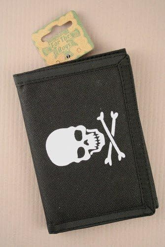 Skull and Crossbones Pirate's Wallet