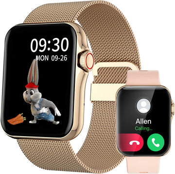 Smart Watches for Women Call and Text 1.7" Touch Screen Series 7 Blood Pressure Watches for Men/Heart Rate/Sleep Monitor IP68 Waterproof Smart Watch for Women Compatible iPhone Samsung