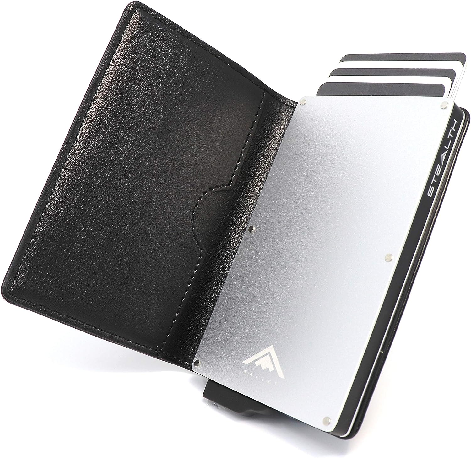 Wallet RFID Card Holders - Smart Minimalist NFC Blocking Pop Up Wallets with Gift Box - Slim Lightweight Metal Credit Cards Holder & Contactless Protector