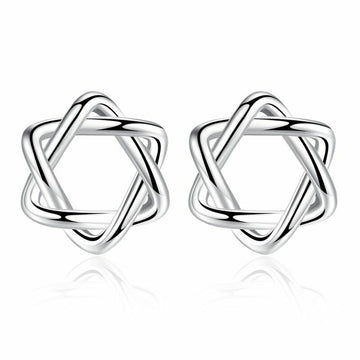 Cute Star Stud Earrings 925 Sterling Silver Womens Girls Jewellery Gift UK