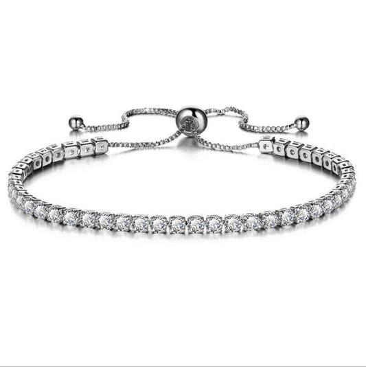 Diamante Bracelet Bling Sparkly Rhinestone Crystal Ladies Women Fashion Jewelry