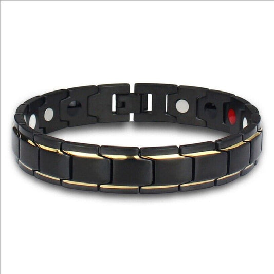 Mens Magnetic Health Bracelet Bangle Arthritis Cooper Pain Relief Ladies NEW