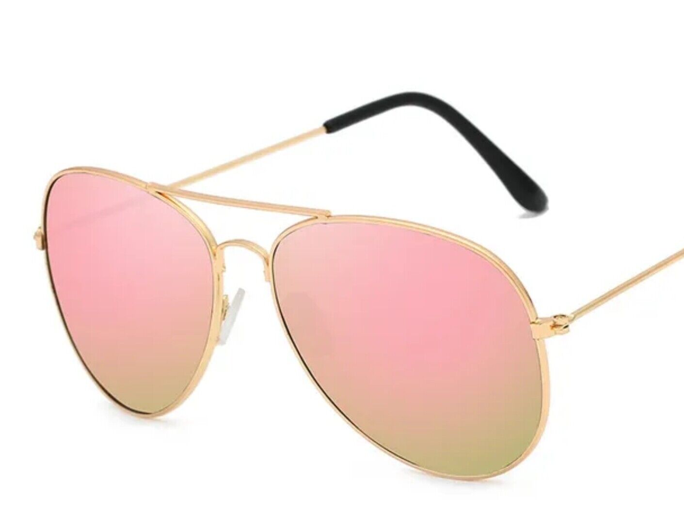 Oversized Square Sunglasses Women Fashion Flat Top Shade Mirror UV400