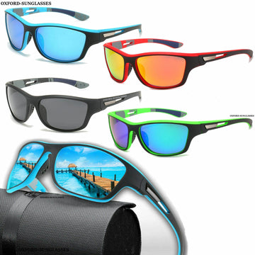 Mens Polarized Sunglasses Women Retro Square Sport Driving Cycling Fishing UV400