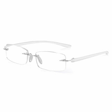 Rimless Clear Reading Glasses for Men & Women,Frame Free,Magnifying +1.0 to +3.5