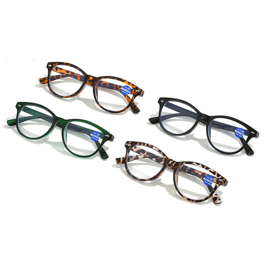 Anti Blue Light Reading Glasses Men Women Presbyopia Retro Fashion +1.0 ~ +4.0