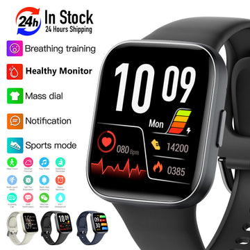 Waterproof Smart Watch Heart Rate Outdoor Sports Fitness Tracker Bluetooth Call